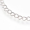 304 Stainless Steel Cable Chain Necklaces NJEW-P225-02P-2
