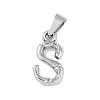 Non-Tarnish 304 Stainless Steel Pendants STAS-F235-01P-S-1
