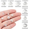 755Pcs 7 Style Iron Bead Caps IFIN-YW0001-56S-2