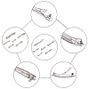 Iron Hair Barrette Findings IFIN-PH0024-37P-8