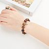 Grade AB Natural Tiger Eye Round Beads Strands G-OC0001-78B-6