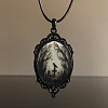 Halloween Alloy Pendant Necklaces PW-WGAE9C8-01-2