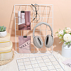 4 Bags Spray Printed Iron Mesh Wall Mounted Hanging Display Stands ODIS-WR0001-18B-4