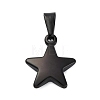 Ion Plating(IP) 304 Stainless Steel Pendants STAS-I135-25B-1