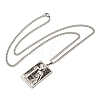Non-Tarnish 304 Stainless Steel Tarot Pendant Necklaces NJEW-A026-01P-11-3