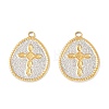 Two Tone 304 Stainless Steel Pendants STAS-L314-10GP-03-1
