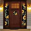 Polyester Hanging Sign for Home Office Front Door Porch Decorations HJEW-WH0023-012-6