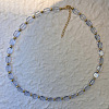Handmade Lampwork Rectangle Beaded Necklaces with 201 Stainless Steel End Chains WG895AC-01-1