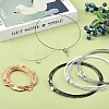 20Pcs Stainless Steel Wire Necklace Cord DIY Jewelry Making TWIR-YW0001-06A-5