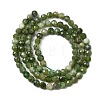 Natural Green Jasper Beads Strands G-RM250101-C10-3