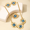 Alloy Enamel Earrings & Necklaces & Rings Sets for Women FS-WG87187-01-3