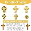 60Pcs 6 Styles Tibetan Style Zinc Alloy Beads FIND-YW0012-02-2