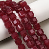Natural White Jade Beads Strands G-D343-A01-02-1