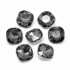 Pointed Back Glass Rhinestone Cabochons RGLA-T032-10x10mm-07-1