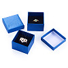 Shell Textured Paper Jewelry Ring Storage Gift Boxes CON-TAC0014-15B-4