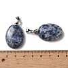 Natural Blue Spot Jasper Pendants G-Z055-03P-18-3