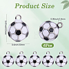 6Pcs Brass Enamel Charms KK-SC0007-75-2