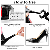36 Pairs 18 Style Rubber & Iron High Heeled Shoes Replacement Tips FIND-FH0005-39-4
