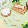 3Pcs 3 Colors Brass Pave Cubic Zirconia Connector Charms KK-TA0008-71G-6