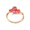 Glass Finger Rings RJEW-JR00925-01-5