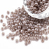 6/0 Imitation Jade Glass Seed Beads SEED-N004-006-04-1