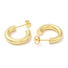 Rack Plating Brass Round Stud Earrings EJEW-Q773-03G-2