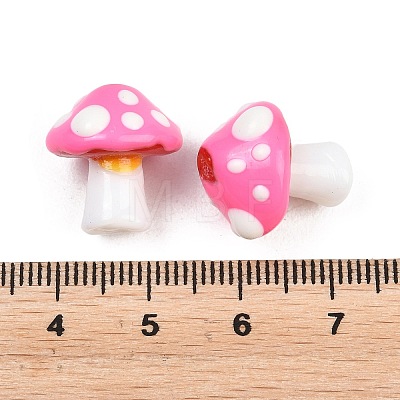 Handmade Lampwork Enamel Beads LAMP-B055-02D-1