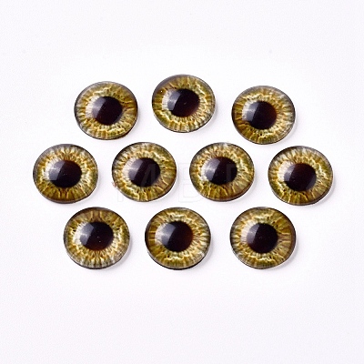 Glass Cabochons GLAA-WH0015-22D-10-1