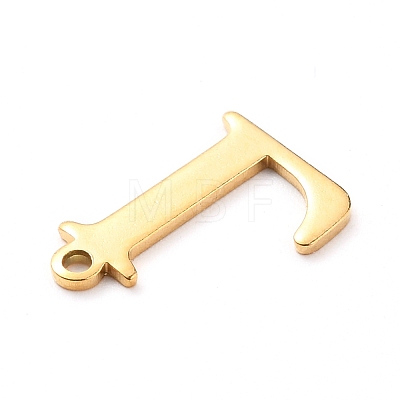 PVD Vacuum Plating 304 Stainless Steel Charms STAS-H112-L-G-1