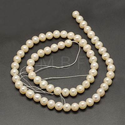 Natural Cultured Freshwater Pearl Beads Strands PEAR-F001-21-01-1