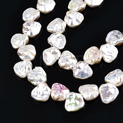 ABS Plastic Imitation Pearl Beads Strands KY-N015-01F-1