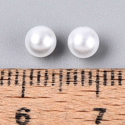 ABS Imitation Pearl Acrylic Beads OACR-S011-5mm-02-1