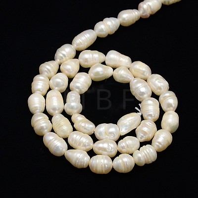 Natural Cultured Freshwater Pearl Beads Strands PEAR-L001-E-20-1