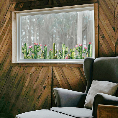 Waterproof PVC Colored Laser Stained Window Film Static Stickers DIY-WH0613-027-1