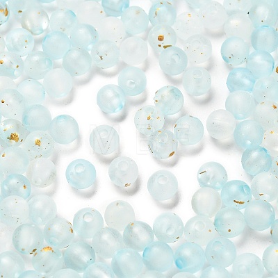 Frosted Transparent Acrylic Beads OACR-F013-12G-1