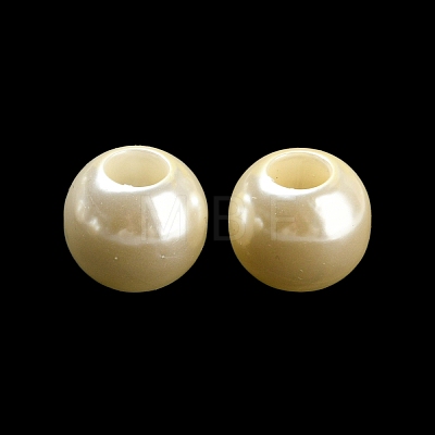 ABS Plastic Imitation Pearl Bead KY-C017-18A-1