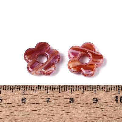 Two Tone Handmade Lampwork European Beads LAMP-N024-39-01H-1