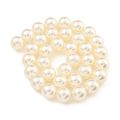Glass Pearl Beads Strands HY-G002-01F-02-1