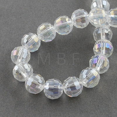 Electroplate Glass Bead Strands X-EGLA-R040-12mm-15-1