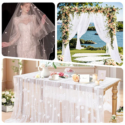 Nylon Mesh Fabric DIY-WH0308-897-1