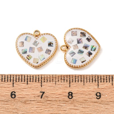 304 Stainless Steel Enamel Pendants STAS-F352-05C-03-1