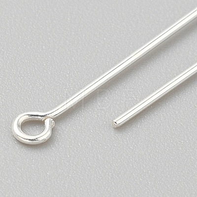 925 Sterling Silver Eye Pins STER-WH0019-25C-05-1