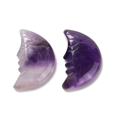 Natural Amethyst Cabochons G-E579-02H-1