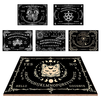 Pendulum Dowsing Divination Board Set DJEW-WH0324-036-1