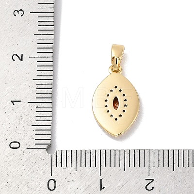 Brass Micro Pave Cubic Zirconia Pendants KK-Q030-03A-G-1