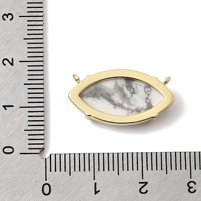 Natural Howlite Pendants KK-C255-22G-07-1