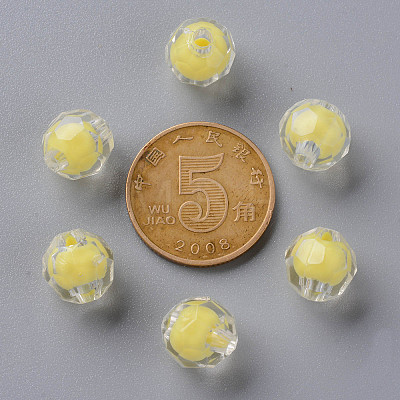Transparent Acrylic Beads TACR-S152-04A-SS2105-1