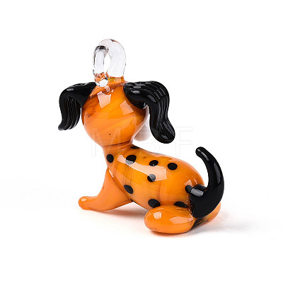 Handmade Lampwork Pendants LAMP-T025-08C-1