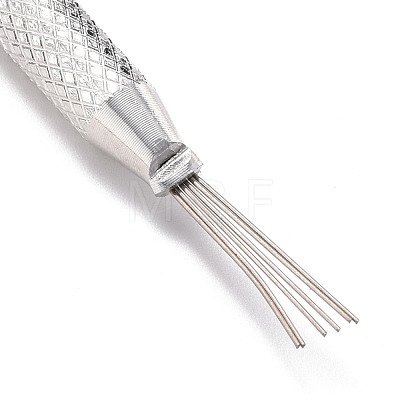 Stainless Steel Clay Pottery Sculpture Feather Wire Texture Tool DIY-M027-01P-1