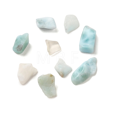Natural Larimar Chip Beads X-G-Q193-01A-1
